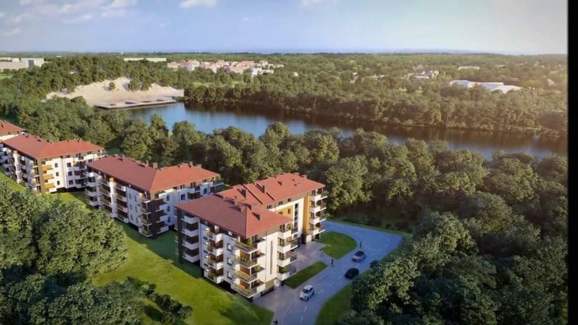 Apartament Widok Z Tarasami Ostroda Luaran gambar